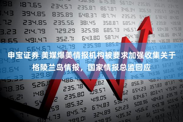 申宝证券 美媒爆美情报机构被要求加强收集关于格陵兰岛情报，国家情报总监回应