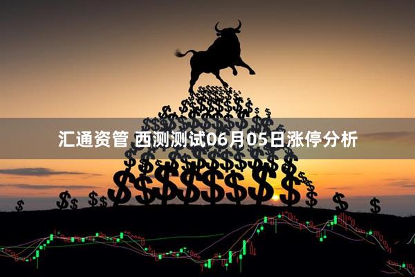 汇通资管 西测测试06月05日涨停分析